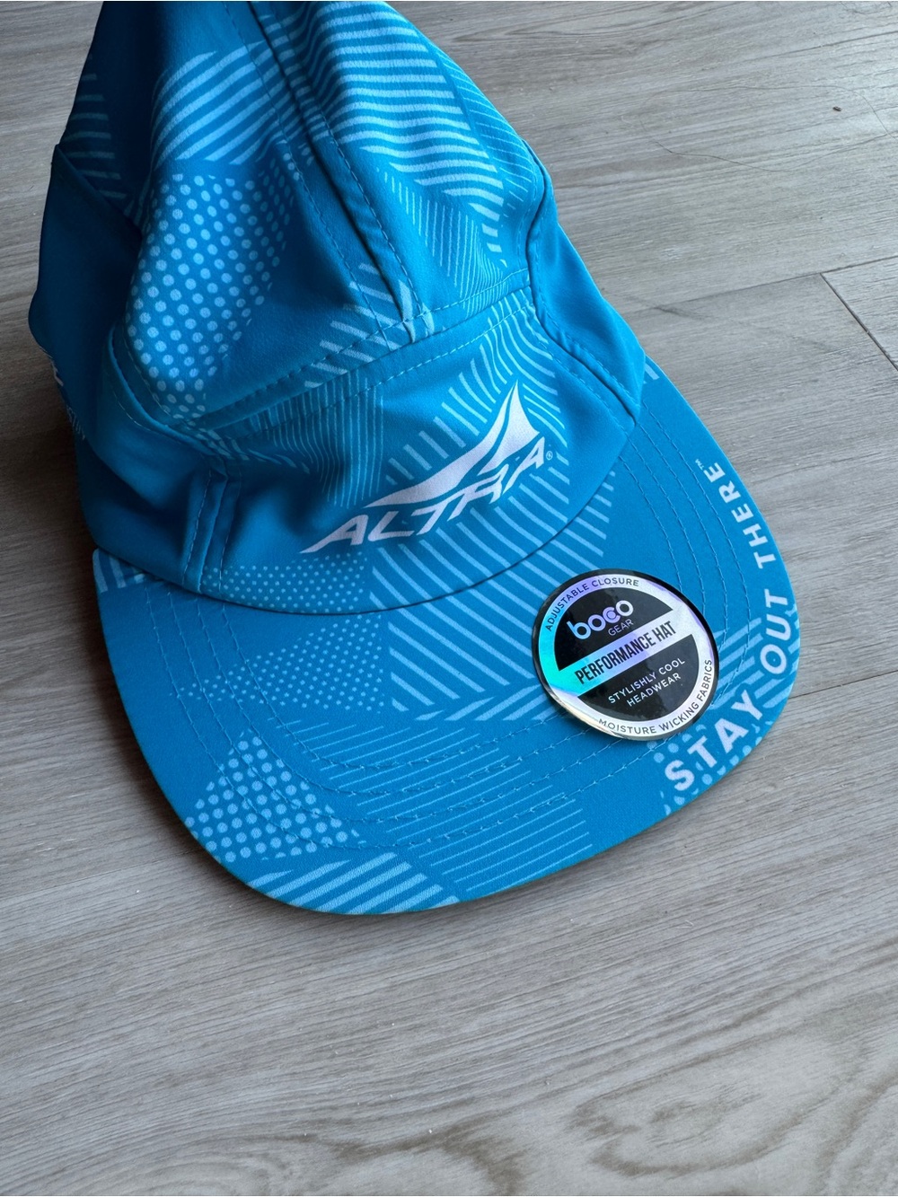 NWT Altra Blue Performance Running Hat by BOCO Gear